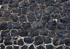 Fototapetas Artgeist Dark Charm - Textured Composition Of Black Stones With Light Grout SFT1144SAM, 70 cm x 98 cm