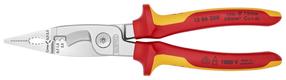 Плоскогубцы для электромонтажа Knipex 13 86 200 SB, 15 мм, 200 мм