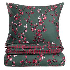 Patalynės užvalkalų komplektas Homla Hollyberry 758621, žalias, 200 x 220 cm