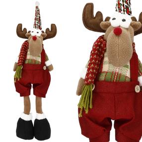 Ziemassvētku dekors, "Briedis" Springos Reindeer CA0326, 45 cm, daudzkrāsaina