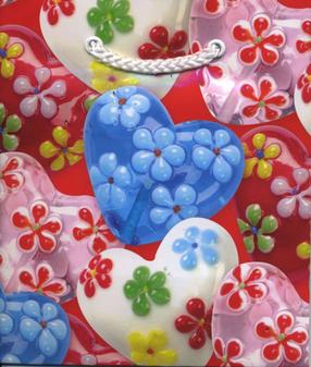 Dāvanu maisiņš, 10 cm x 45 cm x 33 cm, daudzkrāsaina