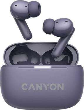 Bezvadu austiņas Canyon OnGo TWS-10, violeta krās.