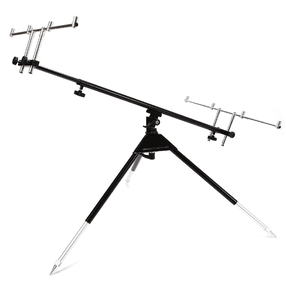 Meškerių stovas Saxcarp, 68 - 115 cm, juoda sp.