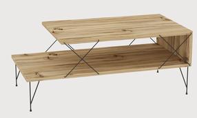 Kafijas galdiņš Kalune Design Loire, ozola krās., 100 cm x 50 cm x 40 cm