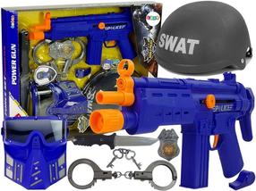 Игрушки для полицейского, - Lean Toys Justice 7866, синий цв.