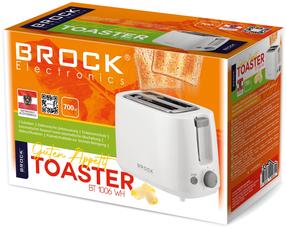 Skrudintuvas Brock BT 1006 WH, balta sp.