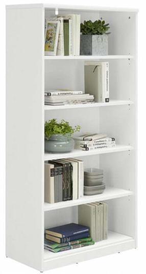 Pastatoma lentyna Easy, balta, 72 cm x 36 cm x 148 cm