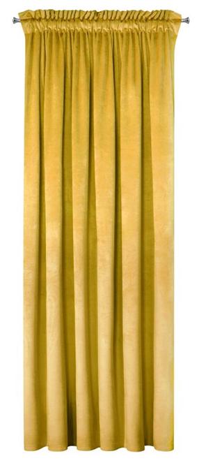 Naktinė užuolaida Rosa, garstyčių sp., 135 cm x 300 cm