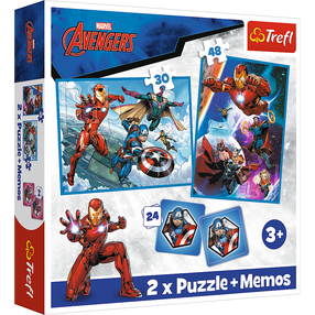 Пазл 2in1 Trefl Avengers 93333T, 20.5 см x 27.5 см, 78 шт., многоцветный