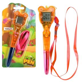 Elektrooniline mäng pliiats Lean Toys 168in1, 17 cm, universaalne, oranž v./roosa v.