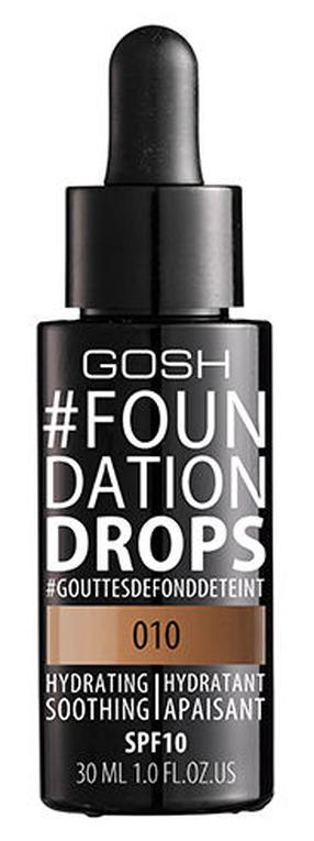 Жидкая основа для макияжа Gosh Drops, 10 tan, 30 мл