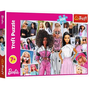 Dėlionė Trefl In The World Of Barbie 857148, 34 cm x 48 cm, 200 vnt., įvairių spalvų