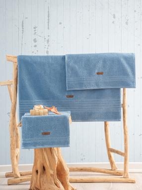  Vannirätikute komplekt Foutastic Wellness Towel Set 338CTN1508, sinine v., 150 cm x 75 cm, 3 tk