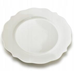 Lėkštė pietų Mondex Isabelle, 27 cm x 27 cm x 2.5 cm, balta sp.
