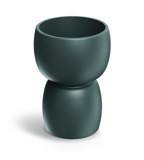 Gėlių vazonas Prosperplast DUALA ROUND TDR30-107GR, plastikinis, Ø 30 cm, pilka sp.