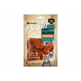 Skanėstas katėms Flamingo Hapki 100% Tasty, vištiena/lašiša, 0.050 kg