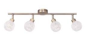 Lampa griesti Spot-Light Lisa, G9, 4 x 28 W, balta krās. / platīna krās.