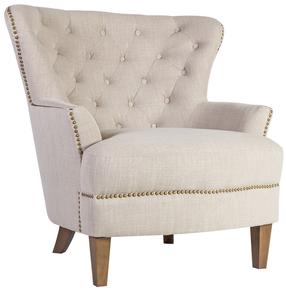 Krėslas Home4you Holmes 20182, šviesiai ruda, 79 cm x 85 cm x 98 cm