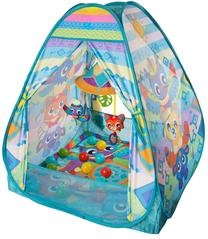 Žaidimų maniežas su kamuoliukais Playgro 0187626, 80 cm x 80 cm, įvairių spalvų
