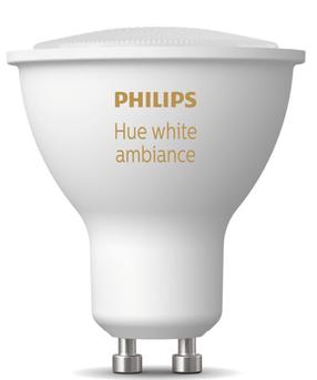 Viedā spuldze Philips Hue LED, MR16, 2200 - 6500 °K, GU10, 4.3 W, 350 lm