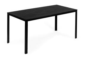 Lauko stalas ModernHome, juoda sp., 156 cm x 78 cm x 74 cm
