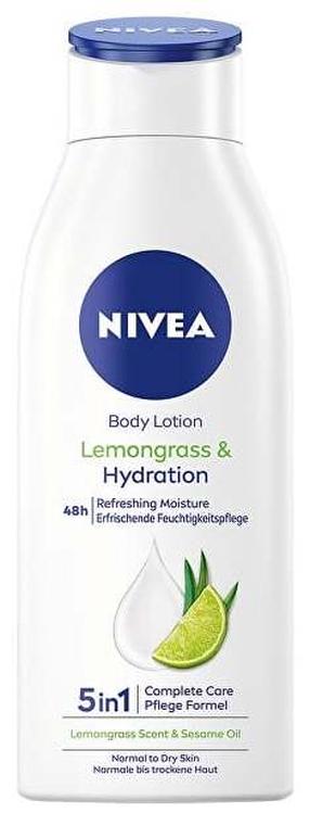 Kūno losjonas Nivea Lemongrass & Hydration Refreshing Moisture, 400 ml