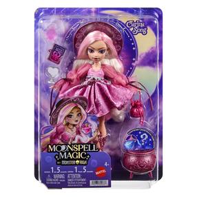 Lėlė su priedais Mattel Monster High Moonspell Magic Carina Song JNM26, 28 cm, rožinė sp.