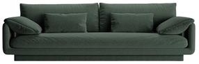 Sofa Micadoni Torino Structured, žalia sp., 250 x 103 cm x 83 cm