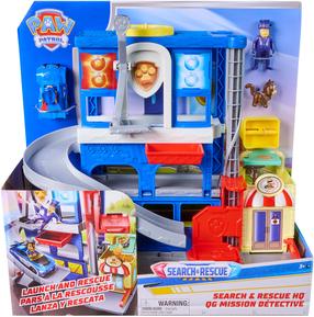 Набор фигурок, c аксессуарами Spin Master Paw Patrol Search & Rescue Pup Squad Headquarters, многоцветный
