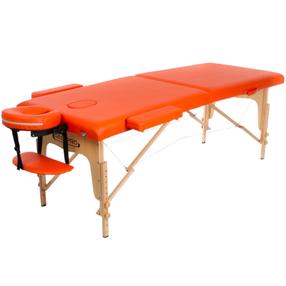 Masažinis stalas Restpro Classic 2, 192 cm, 13 kg, oranžinė sp.