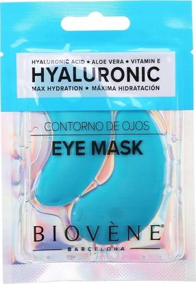 Acu maska Biovene Hyaluronic Acid Aloe Vera & Vit C, 2 gab.