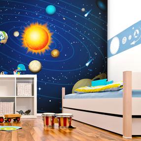 Fototapete Artgeist Solar System 4XLFTNT0082, 309 cm x 309 cm