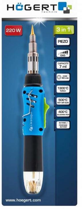 Паяльник, газовый Högert HT2C401, 220 Вт
