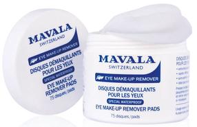 Acu kosmētikas noņēmējs Mavala Eye Make-Up Remover Pads, 75 gab.