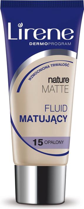 Основа под макияж Lirene Nature Matte, tan цв., 15, 30 мл