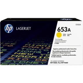 Tonerių kasetė HP 653A, geltona sp.