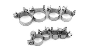 Tērauda šļūtenes skavas automašīnai Bottari Inox, 6 - 27 mm, 10 gab.