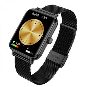 Viedais pulkstenis Garett GRC Classic CLASSIC BLK STL, melns krās.