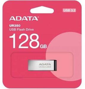 USB mälupulk Adata UR350 852345, must v./kroom v., 128 GB