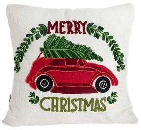 Kalėdinis dekoratyvinės pagalvėlės užvalkalas Homla Tucker, balta, 45 cm x 45 cm
