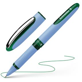 Tušinukas Schneider One Hybrid N 03, žalia sp./žydra sp., 0.3 mm