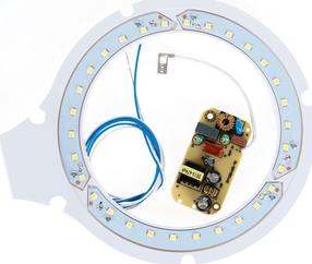 Светодиодный конвертер Rebel ZAR0298-2, Овальный, белый цв., IP20