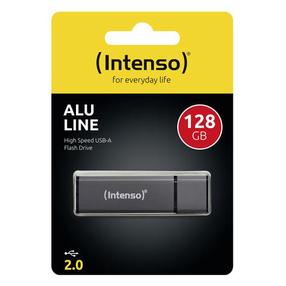 USB atmintinė Intenso Alu Line, antracito sp., 128 GB