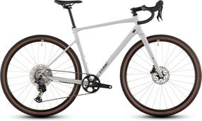 Prekė su pažeista pakuote. Dviratis gravel Cube Nuroad EX, 28 ", M rėmas, balta sp./pilka sp.