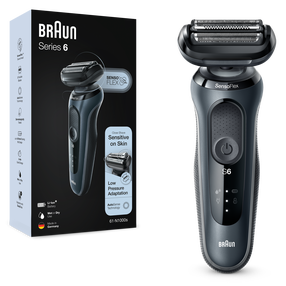 Bārdas skuveklis Braun Series 6 61-N1000s, li-ion, melna krās./pelēka krās.