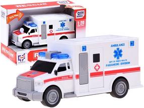 Игрушечная машина скорой помощи City Service Rescue, белый цв.