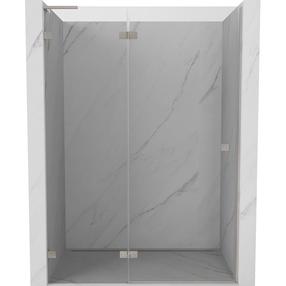 Dušo durys Mexen Lunar L Left, 140 cm x 200 cm, nikelio sp./grūdintas
