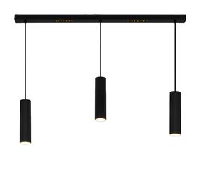 Šviestuvas kabinamas Domoletti Icel P16065-3BP, GU10, 3 x 5 W, juoda sp. / juoda sp.