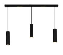 Šviestuvas kabinamas Domoletti Icel P16065-3BP, GU10, 3 x 5 W, juoda sp. / juoda sp.