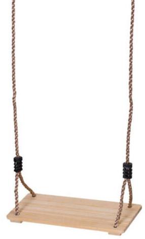 Подвесные качели детские Greenmill Wooden Swing GR0124, 16 см, 1.2 см, коричневый цв.